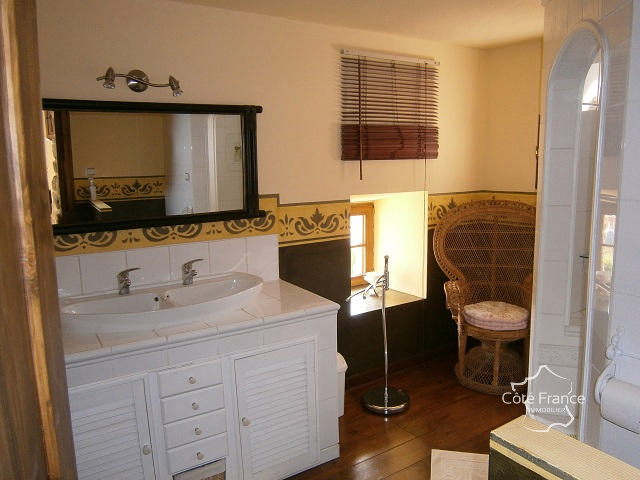 salle de bain Gîte 7 personnes