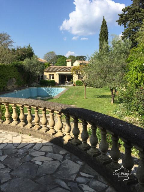 maison d'amis vu de la terrasse