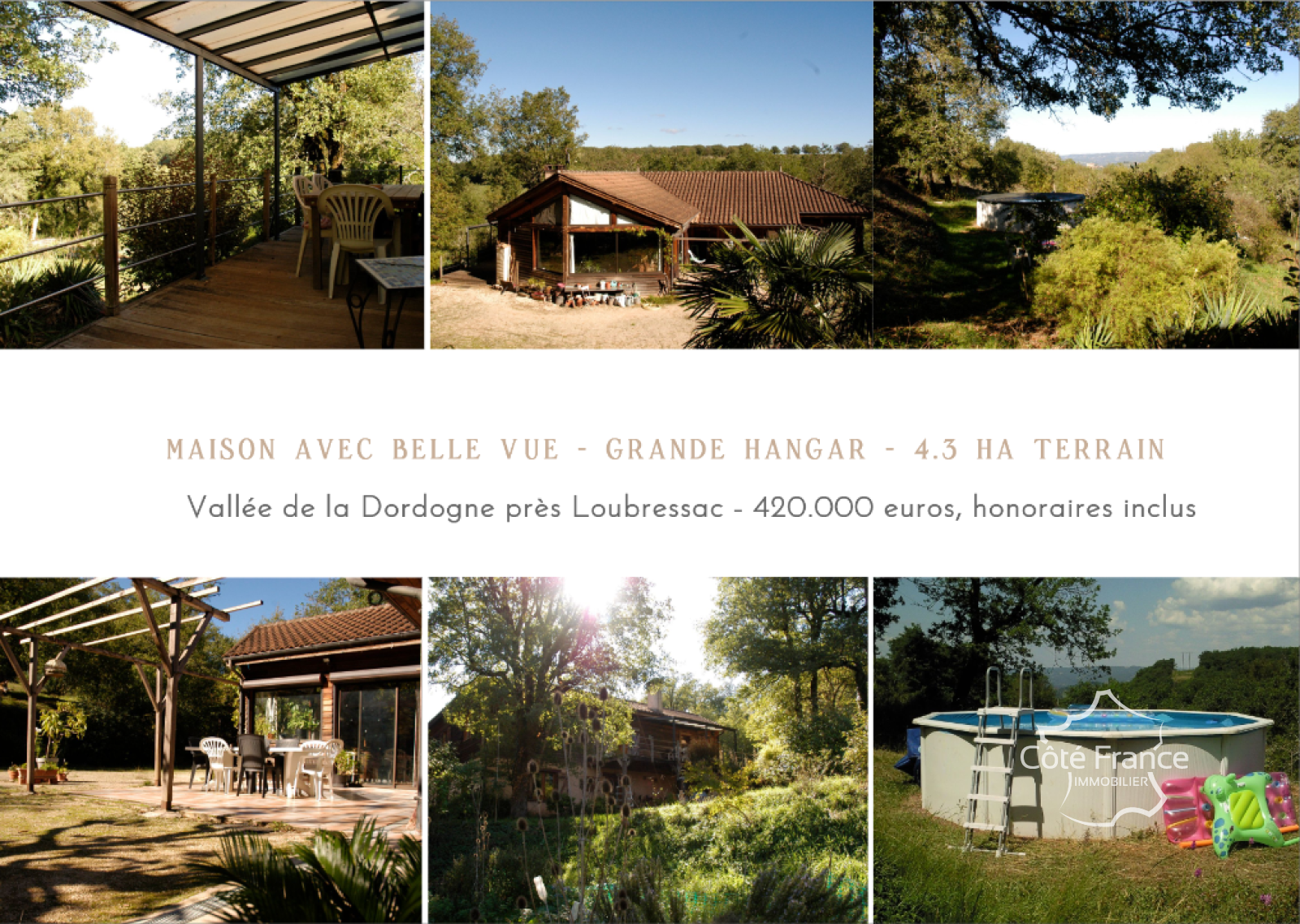 Maison 7 pièces 233 m² · à Loubressac · 233 m² · 420 000 €