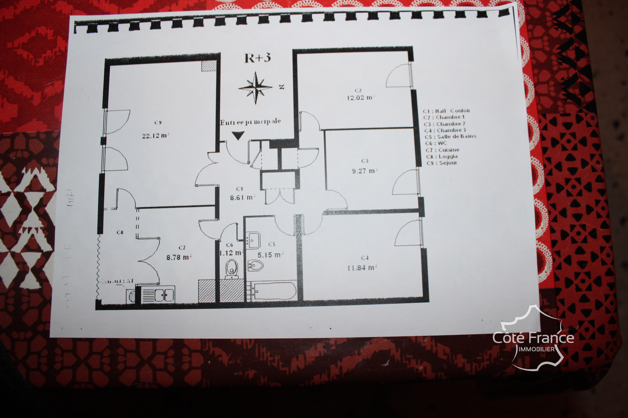 Vente Appartement F4 80m2 Secteur Mosson